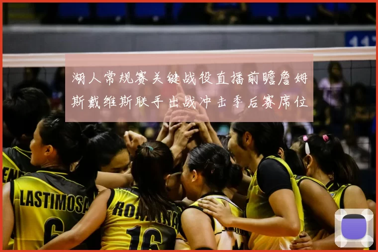 湖人常规赛关键战役直播前瞻詹姆斯戴维斯联手出战冲击季后赛席位