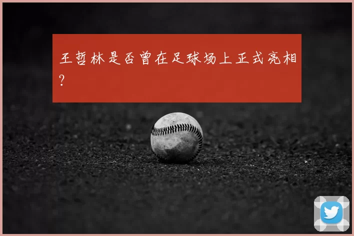 王哲林是否曾在足球场上正式亮相？